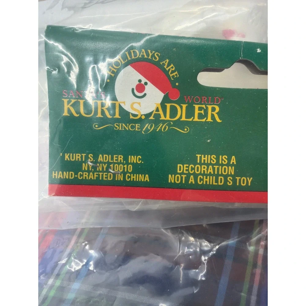 Kurt S‎ Adler White Dove Christmas Ornaments Set of 3 Glitter Pine H5927 Vintage